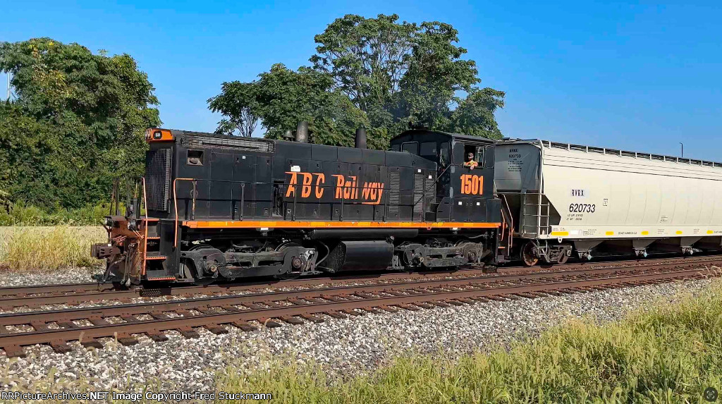 AB 1501 with freight from Brittain Yard for Barberton.